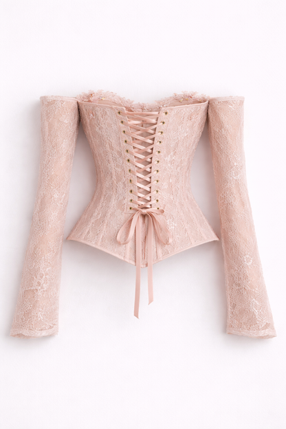 Blush Song Embroidered Bustier