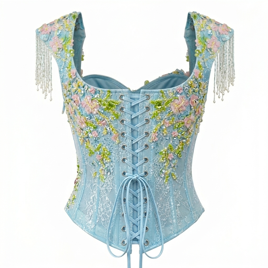 Celeste Embroidered Bustier
