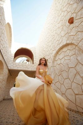 Ombré Gold Dress